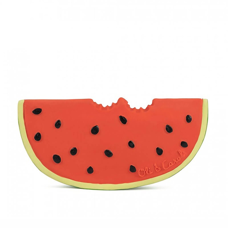 Rubber Teether Wally the Watermelon
