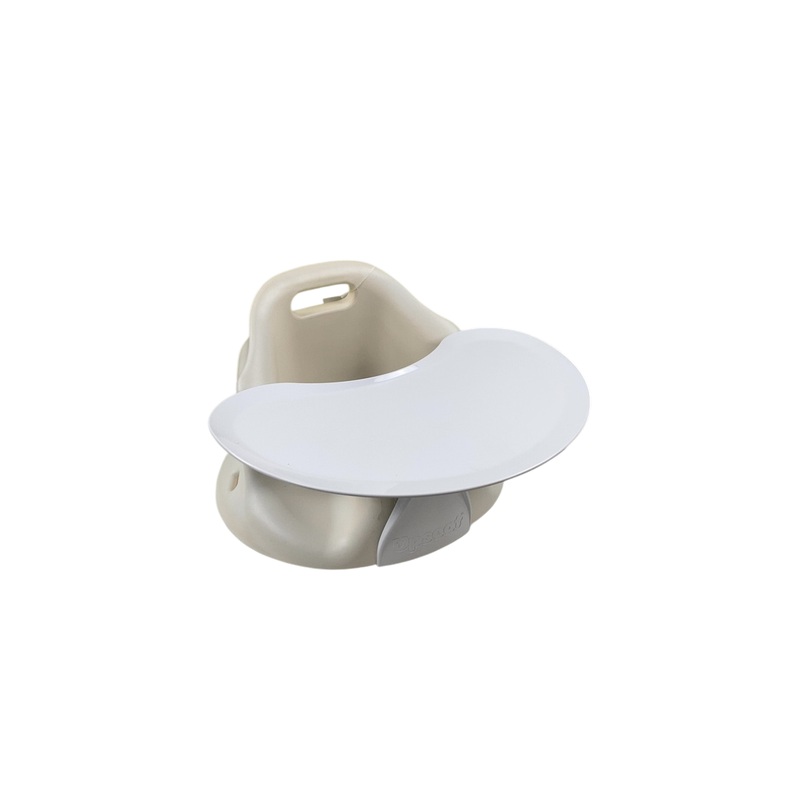 Upseat Baby Floor & Booster Seat with Tray, Coconut