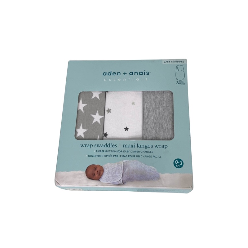 Aden + Anais Essentials Easy Wrap Swaddle, 0-3 Months, Twinkle