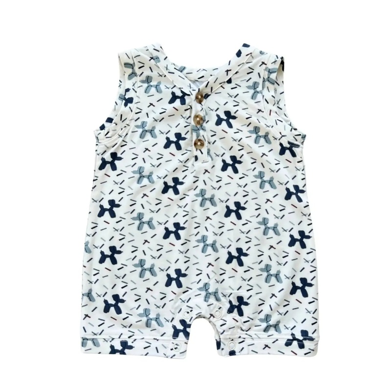 Babysprouts – Sleeveless Romper – Balloon Dogs