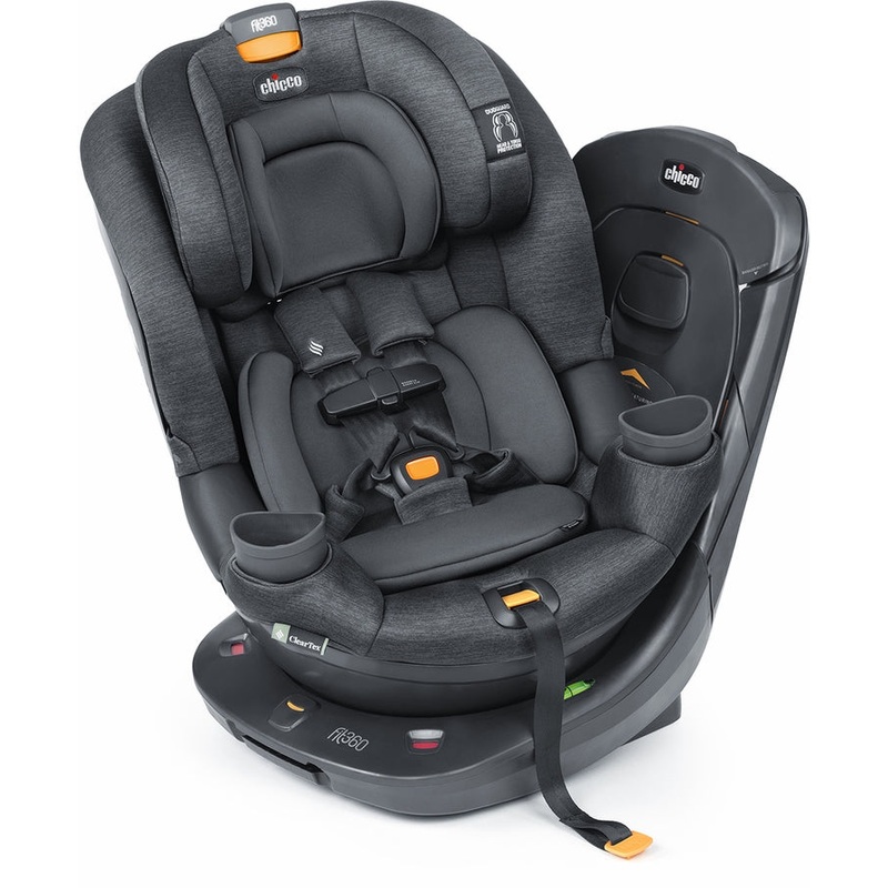 Chicco OPEN BOX Fit360 ClearTex Rotating Convertible Car Seat – Slate