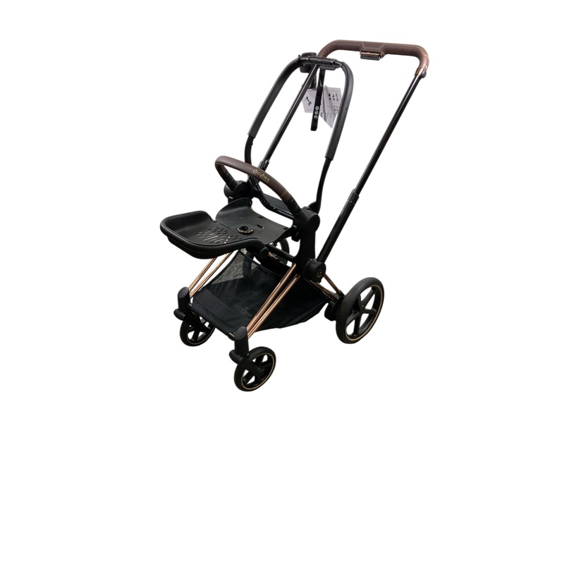 Cybex E-PRIAM Stroller Frame Only, 2023, Rosegold, with Battery