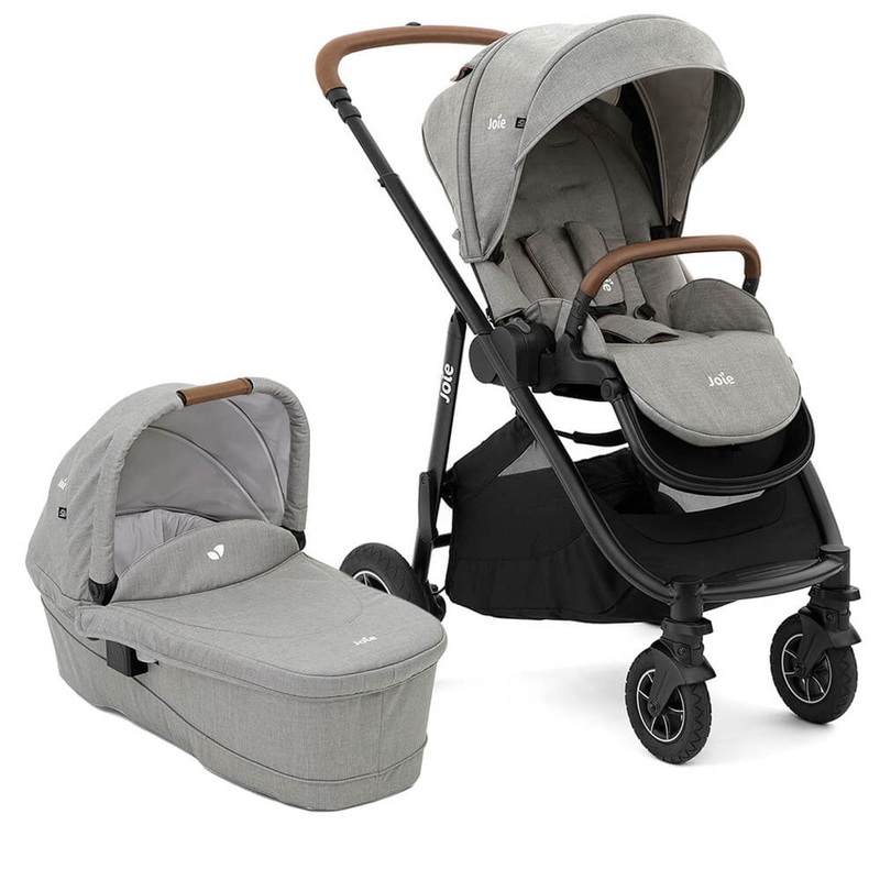 Joie Versatrax + Ramble XL Carrycot – Pebble