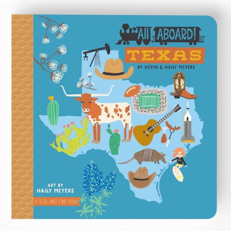 Lucy Darling All Aboard Texas: A Seek and Find Children’s Baby Book
