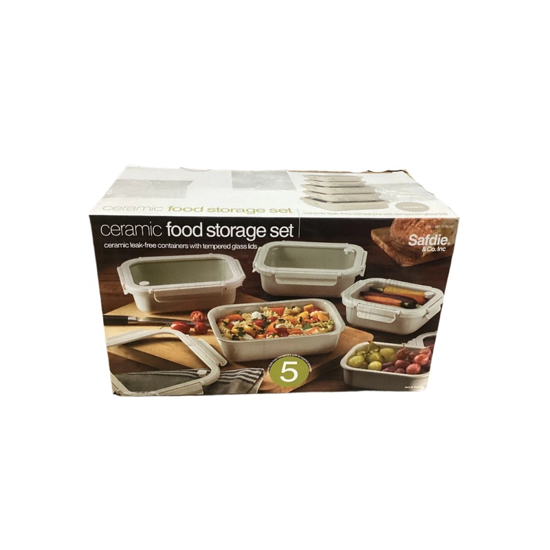Safdie 10-Piece Ceramic Food Storage Set (See Description)