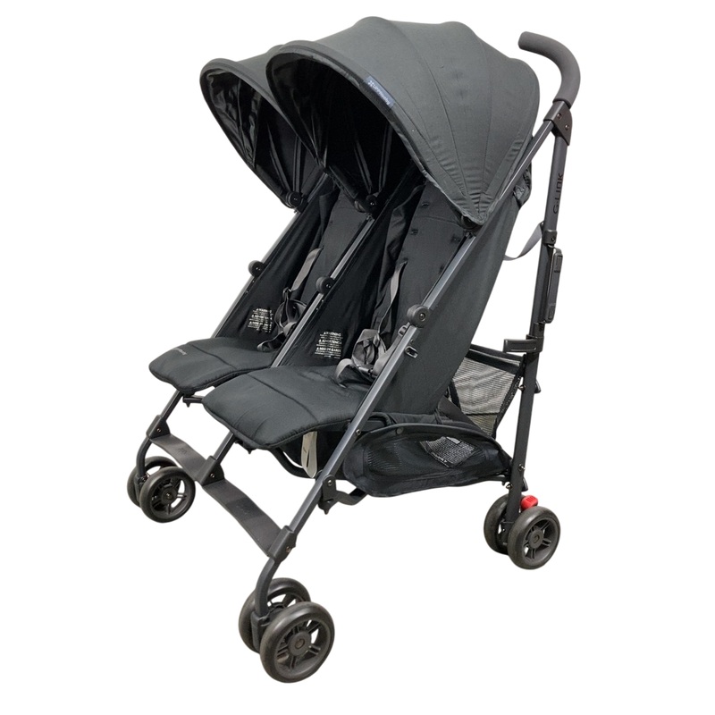 UPPAbaby G-Link V2 Double Stroller, 2024, Jake (Black)