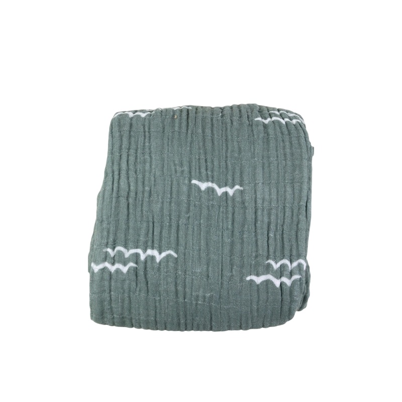 Babyletto Muslin Crib Sheet, Ocean Waves