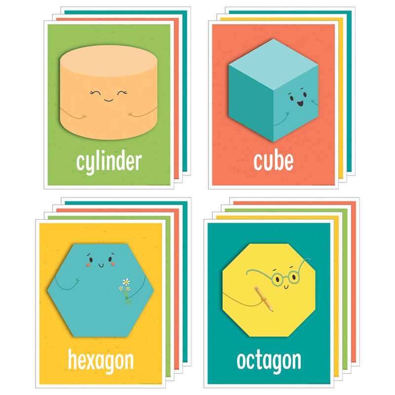 Mini Posters & Charts: Shapes Poster Set