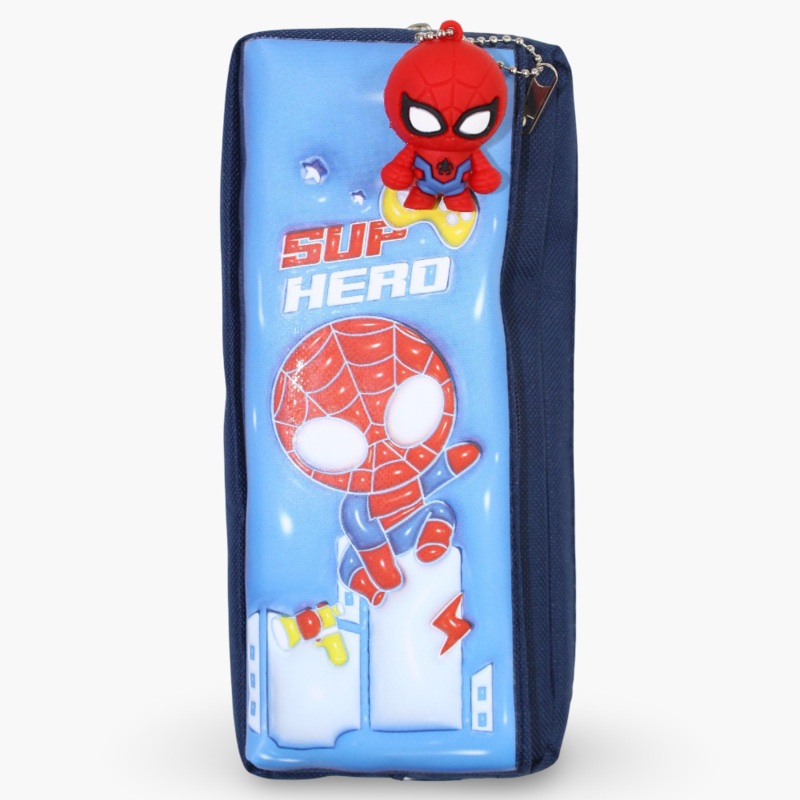 Spiderman Pencil Case  Navy Blue