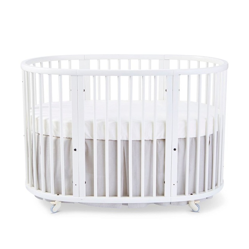 Stokke Sleepi Crib/Bed Skirt by Pehr – Grey