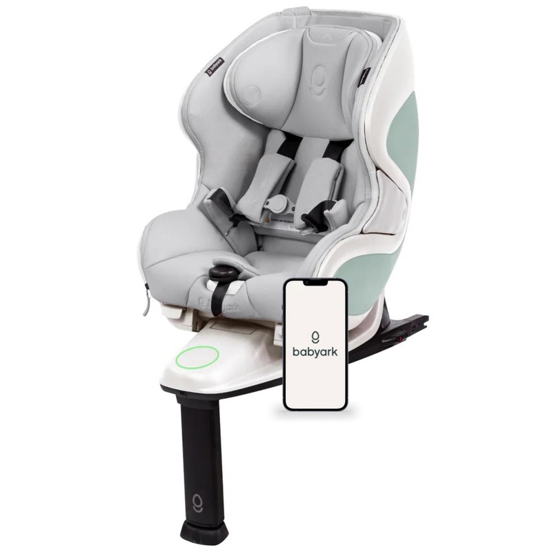Babyark Convertible Car Seat, Smart – Eggshell White / Glacier Ice