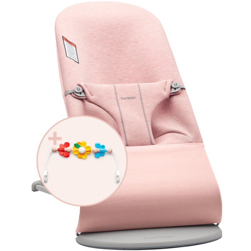 BabyBjorn Bouncer Bliss and Flying Friends Toy Bar Bundle