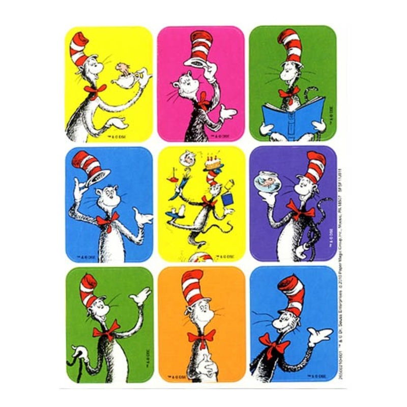Cat in the Hat Giant Stickers