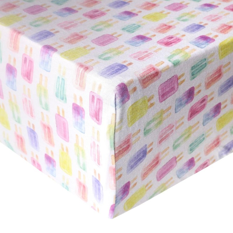 Copper Pearl Premium  Knit Fitted Crib Sheet | Summer