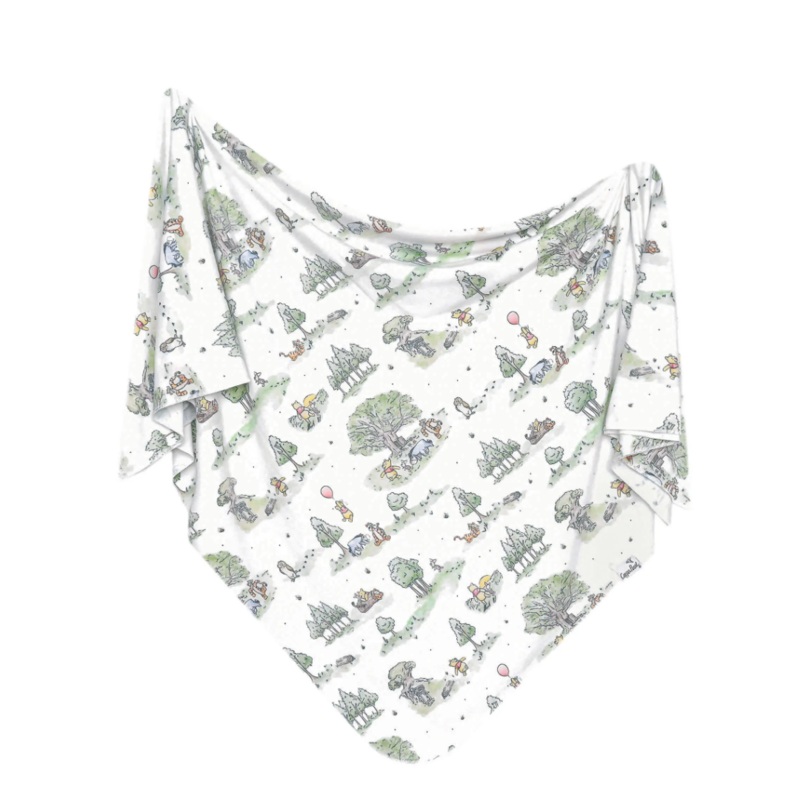Knit Swaddle Blanket – Hundred Acre Wood