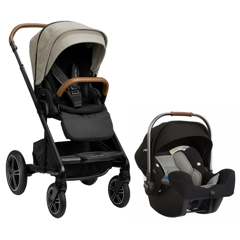Nuna MIXX Next + PIPA Travel System Bundle – Timber/Caviar