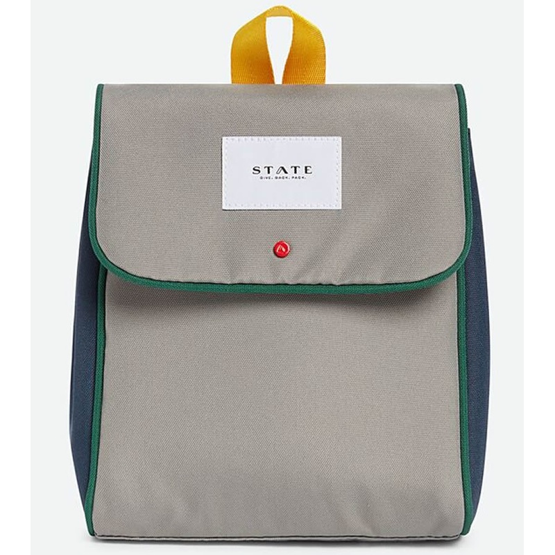 State Bags Richmond Lunch Sack – Green/Navy