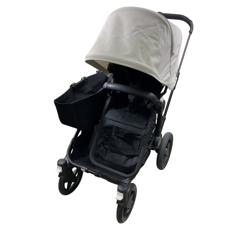 Bugaboo Donkey 5 Mono Stroller, 2024, Black, Midnight Black, Misty White
