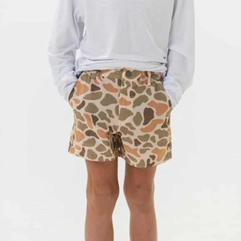 Burlebo Youth Everyday Short Venado Camo | Brown Pocket