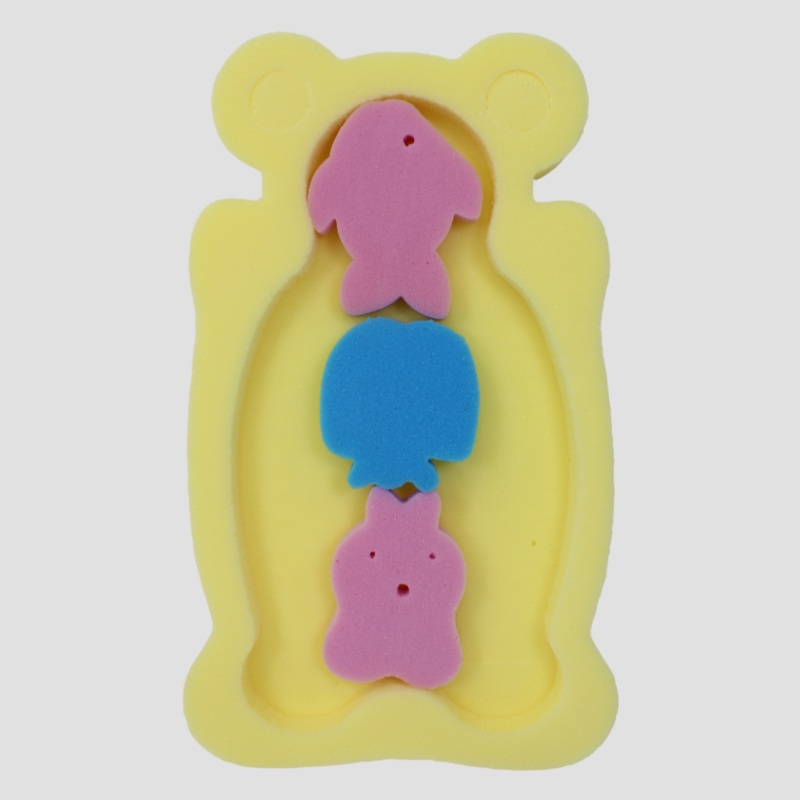 Candy Baby Bathtub Sponges  Set of 4 (Yellowish)
