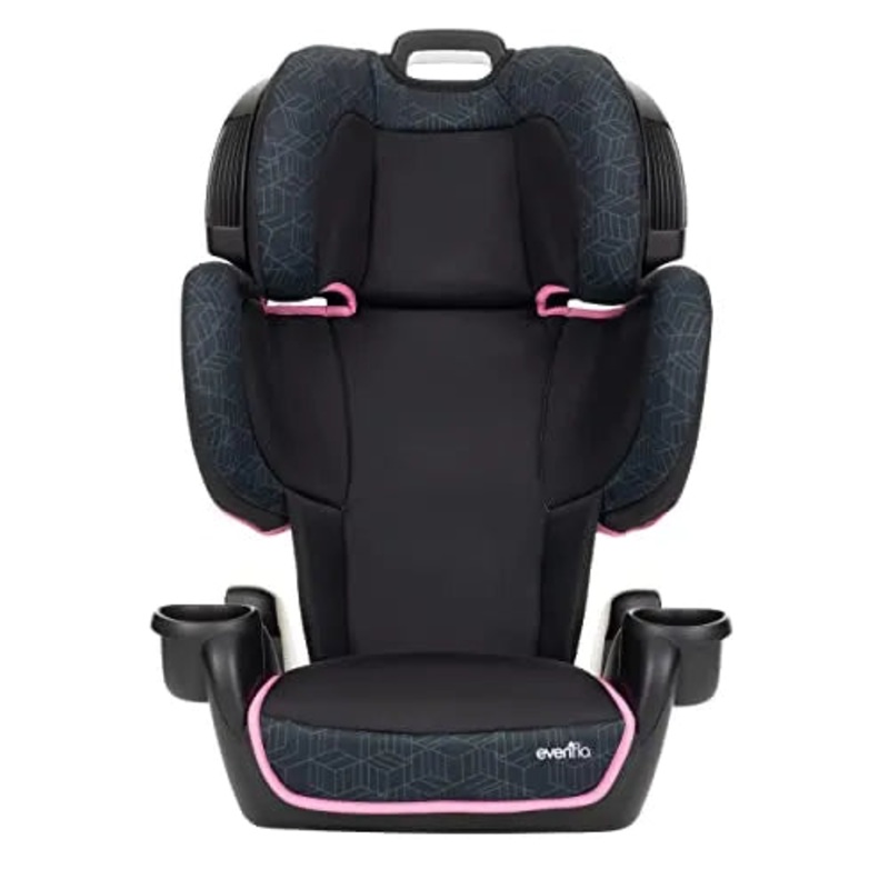 Evenflo GoTime LX High Back Booster Car Seat – Terrain Pink