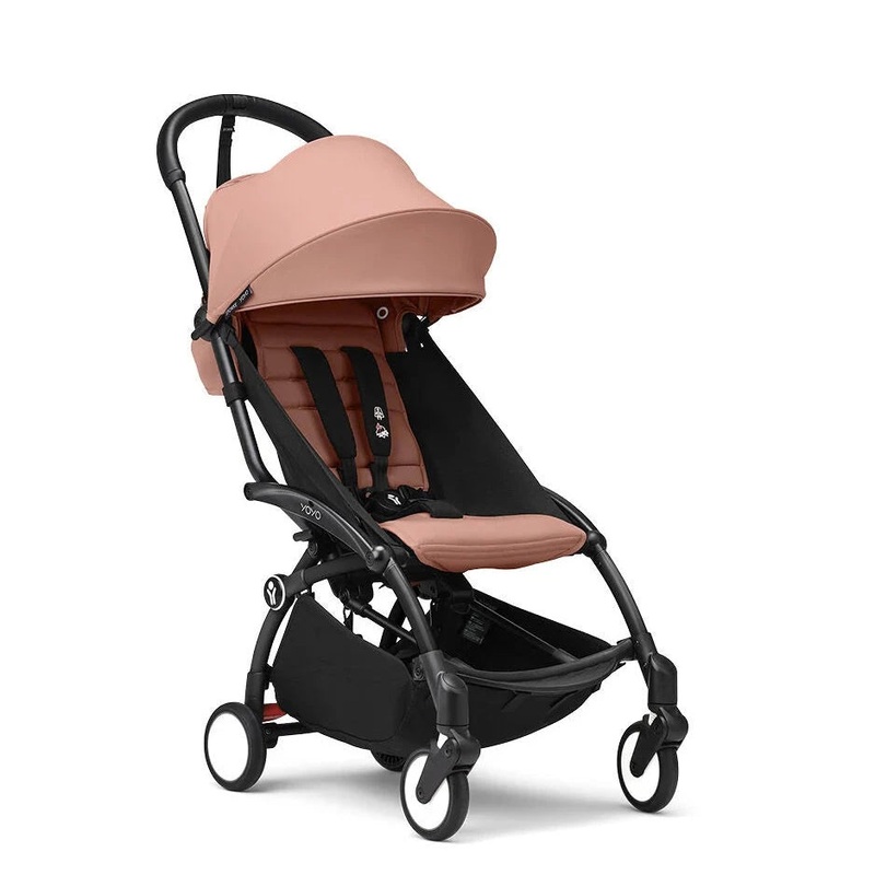Stokke YOYO Stroller From 6 Months – Ginger on Black Frame