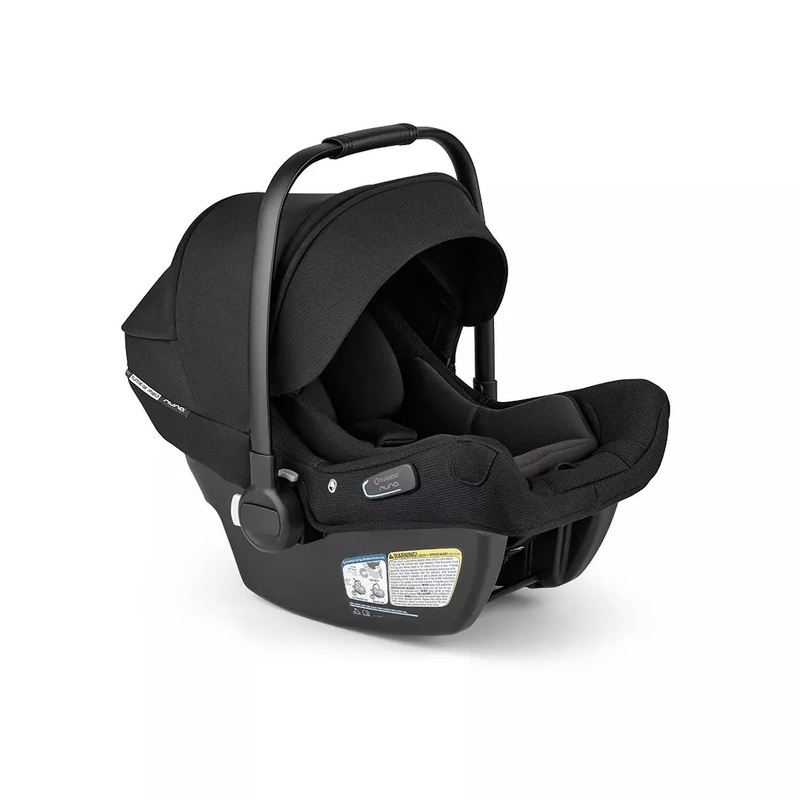 Turtle Air Shield by Nuna Infant Car Seat and Recline Base – Black