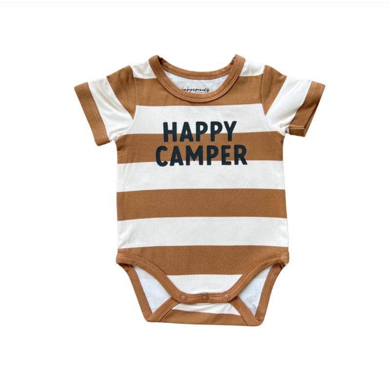Babysprouts Short Sleeve Bodysuit – Happy Camper