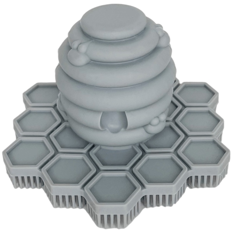 Big Bee Little Bee Original ScrubBEE Silicone Scrubber: Slate