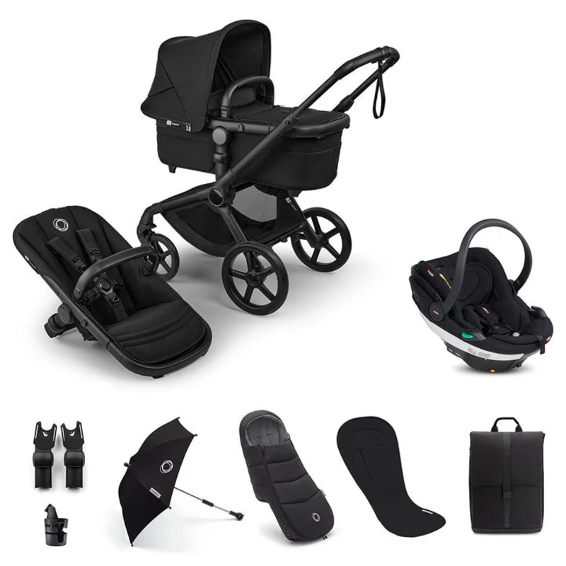 Bugaboo Fox 5 Renew Ultimate + BeSafe Go Beyond Travel System – Heritage Black