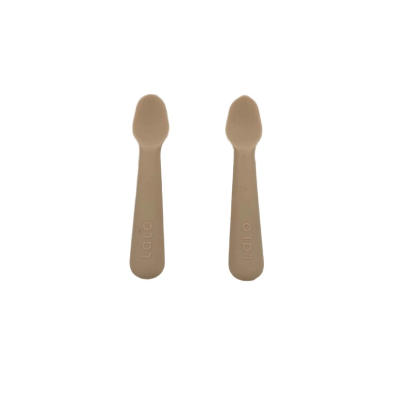 Lalo Little Spoon 2 Pack, Grapefruit