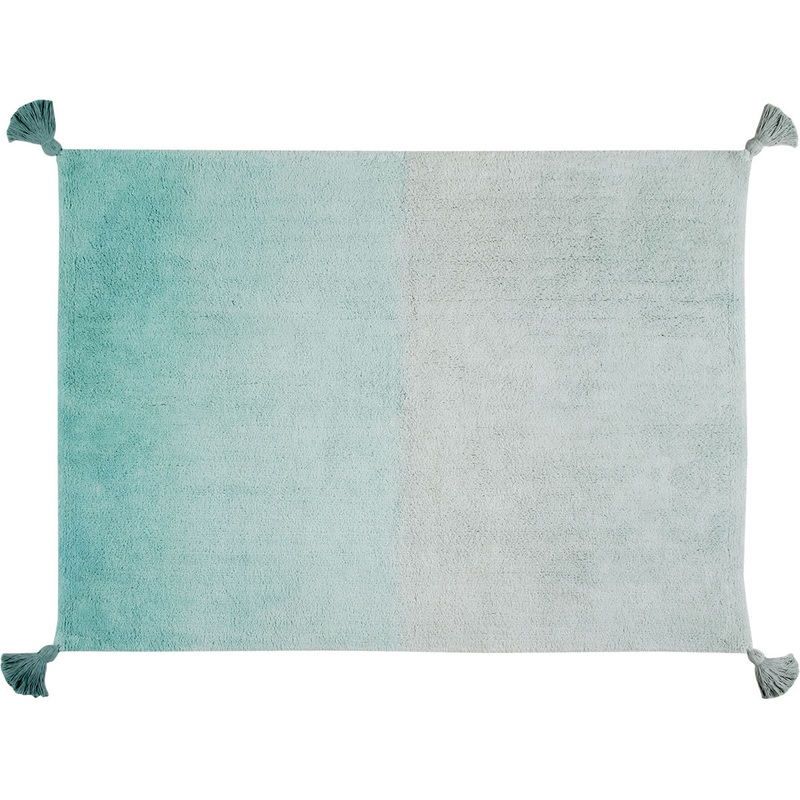 Lorena Canals Ombre Rug – Emerald (4′ x 5′ 3″)