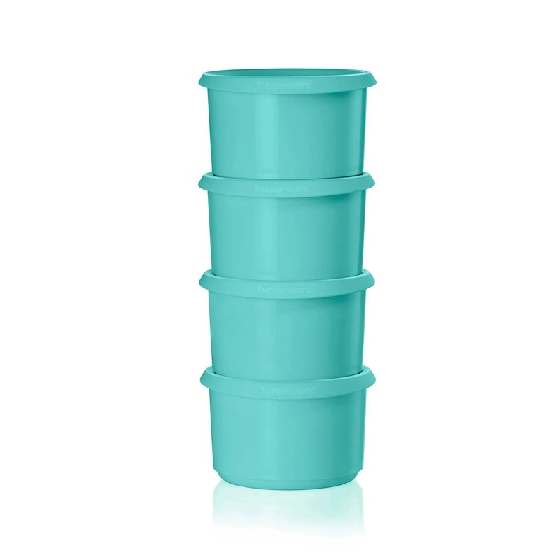 8pc (set of 4) Serve and Store Food Storage Canister Set Blue