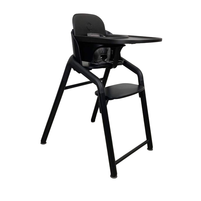 Bugaboo Giraffe High Chair, w/ Black Baby Set, Black