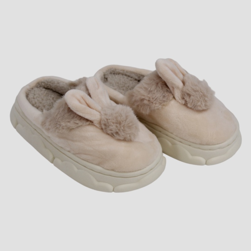 Bunny Ears Soft Slippers