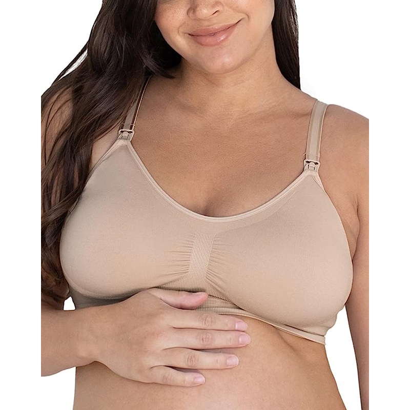 Kindred Bravely Simply Sublime Nursing Bra, Regular, Large, Beige