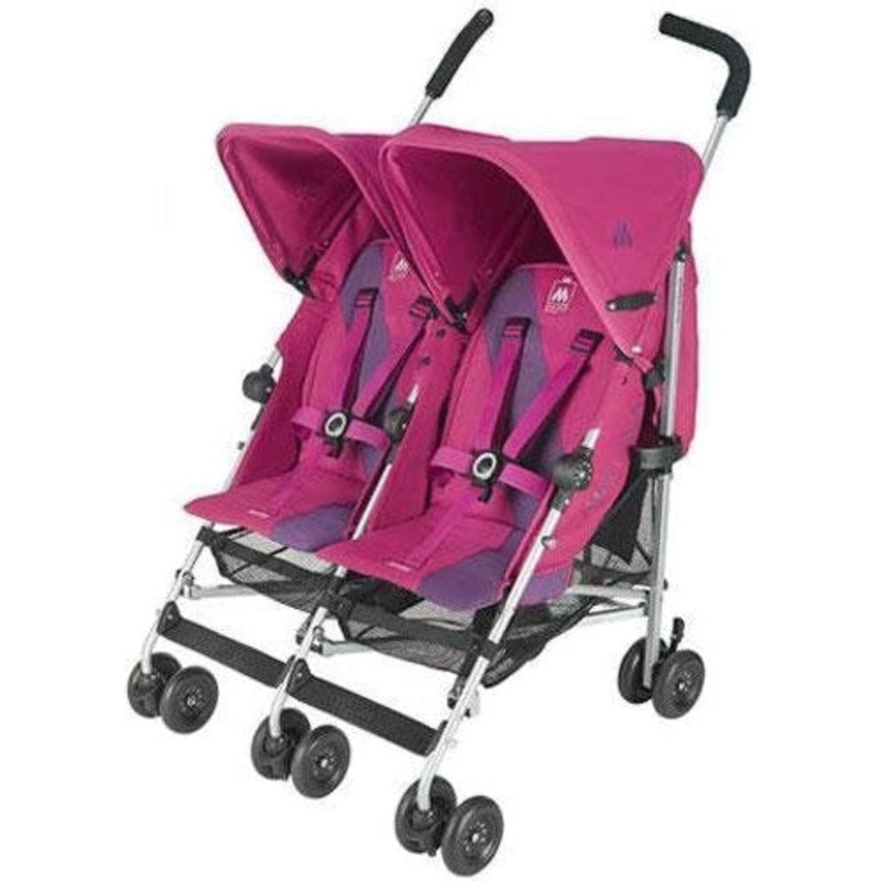 Maclaren Twin Triumph – Festival Fuchsia