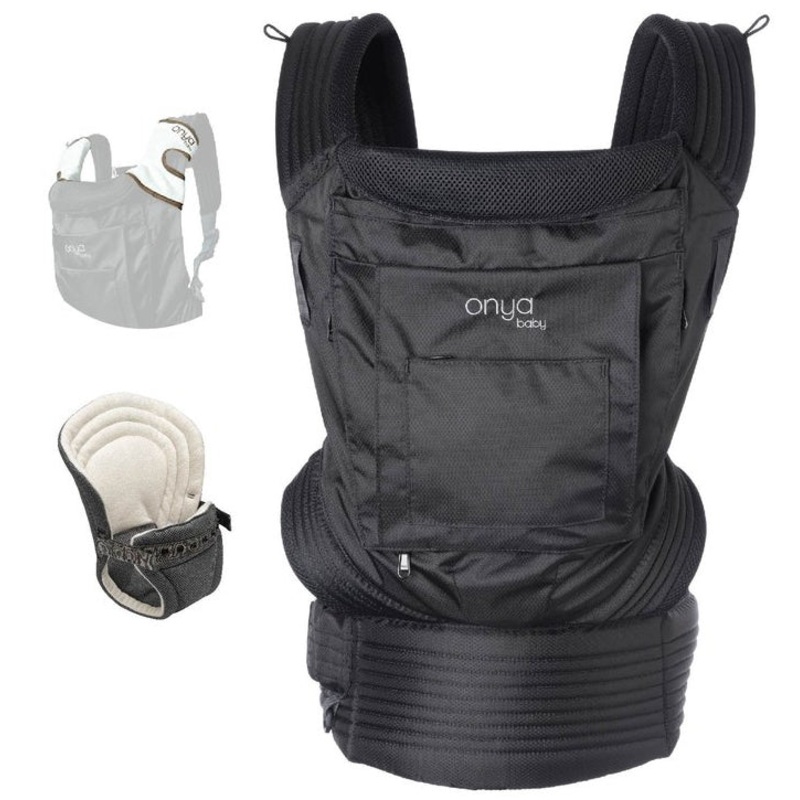 Onya Baby Outback Infant-to-Toddler Bundle – Jet Black
