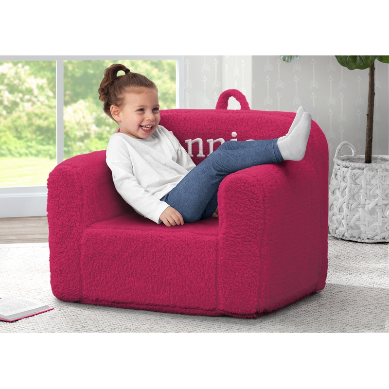 Personalized Cozee Sherpa Chair for Kids