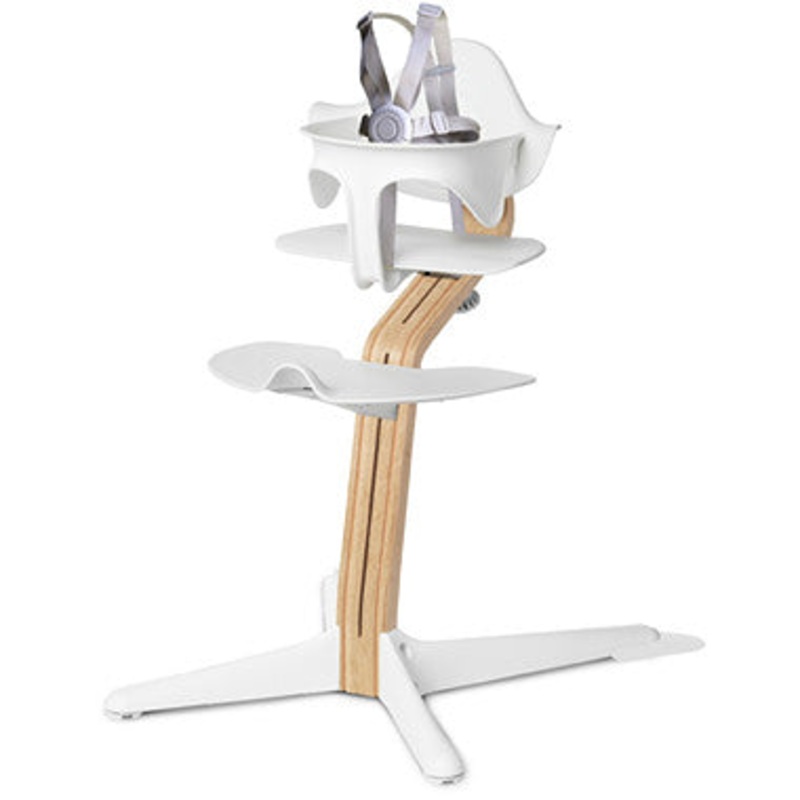 Stokke Nomi High Chair – White Oak & White Seat