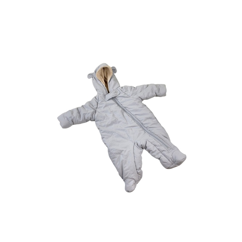 7 A.M. Enfant Jumpsuit Airy, 6-12 Months, Bondi Blue