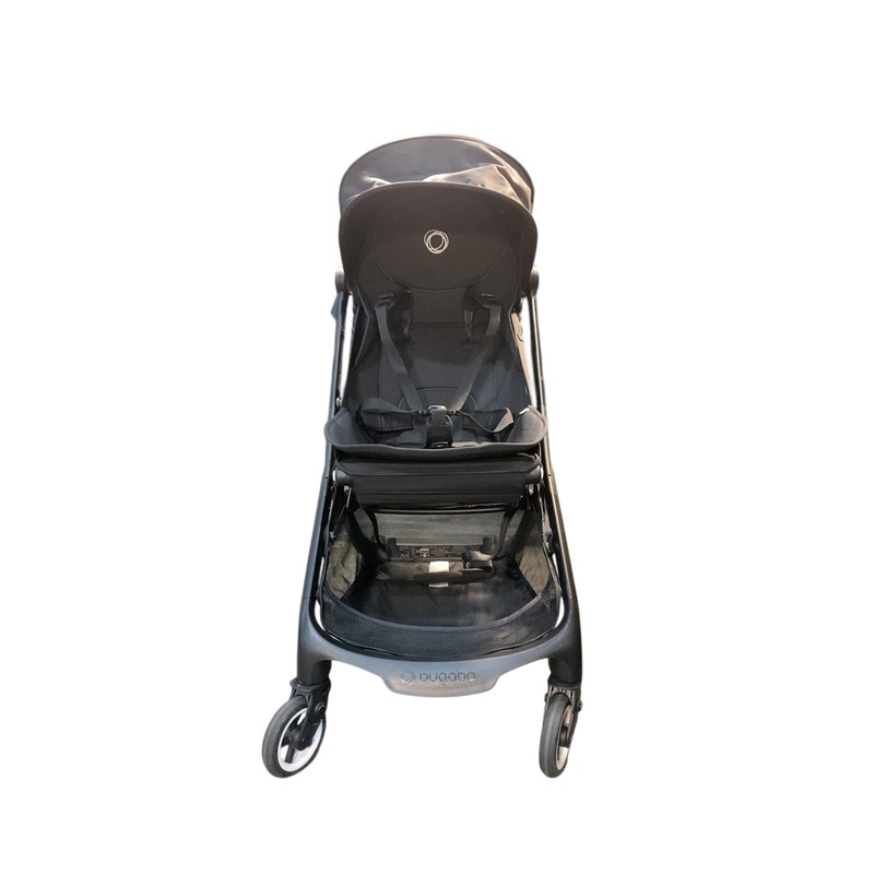 Bugaboo Butterfly Stroller, 2023, Black, Midnight Black, Midnight Black
