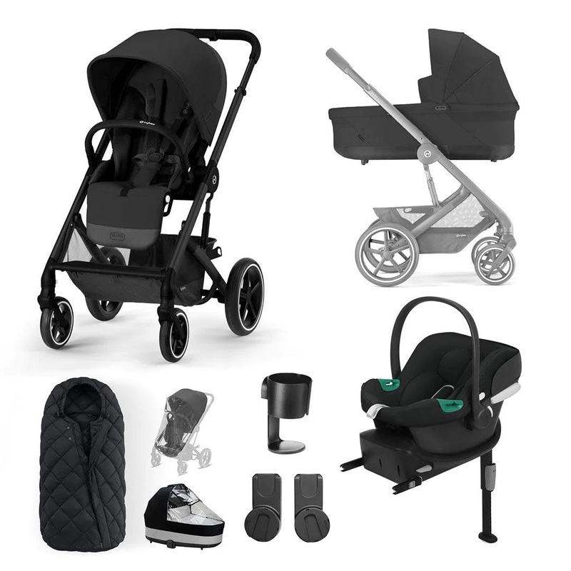 CYBEX Balios S Lux Comfort Bundle – Moon Black