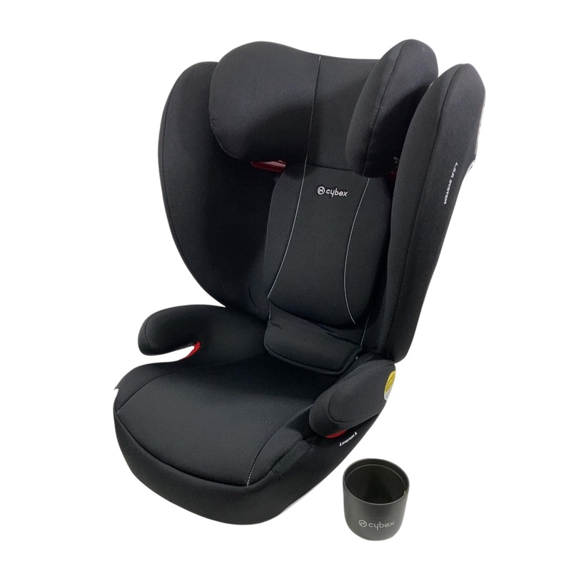 Cybex Solution B-Fix High Back Booster Seat, 2022, Volcanic Black