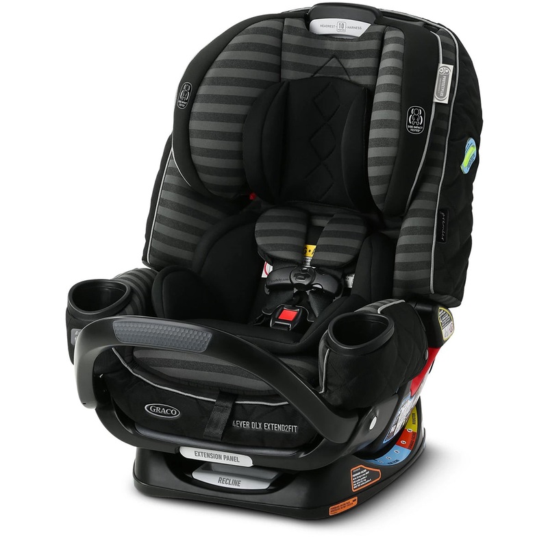 Graco Premier 4Ever DLX Extend2Fit 4-in-1 Car Seat with Anti-Rebound Bar – Monte Carlo