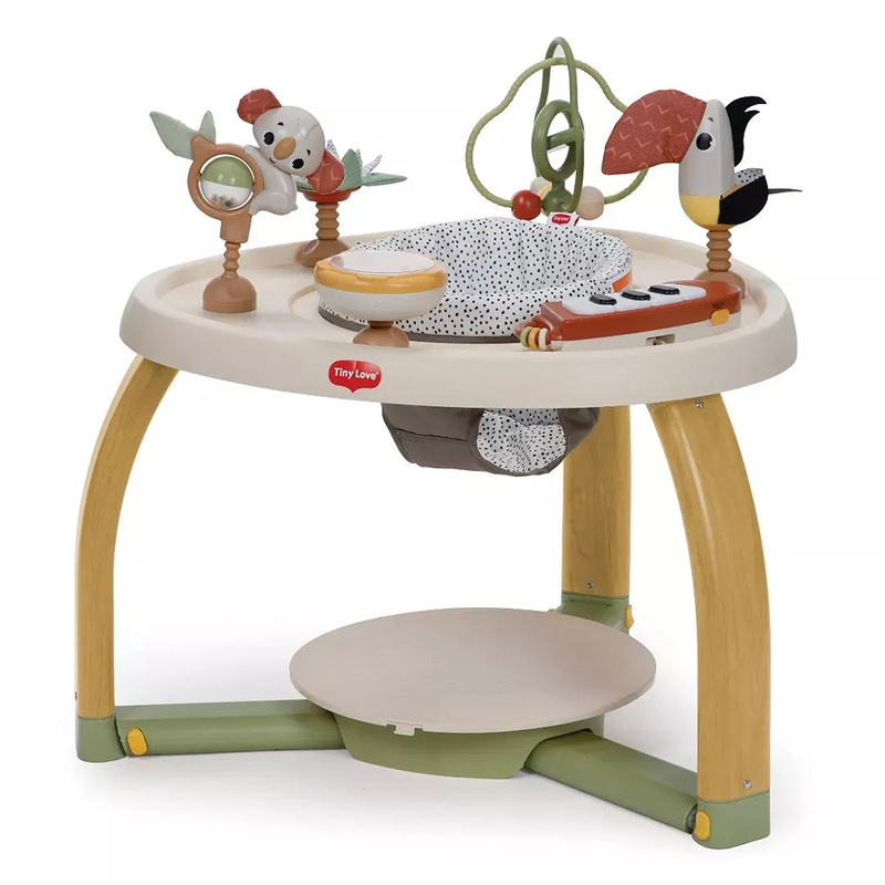 5-in-1 Deluxe Stationary Activity Center – Boho (Floor Model)