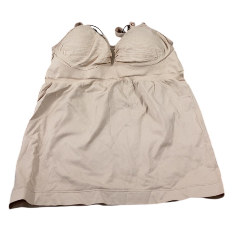 Bravely Sublime Maternity And Nursing Tank With Built In Bra, Beige, Regular, XL