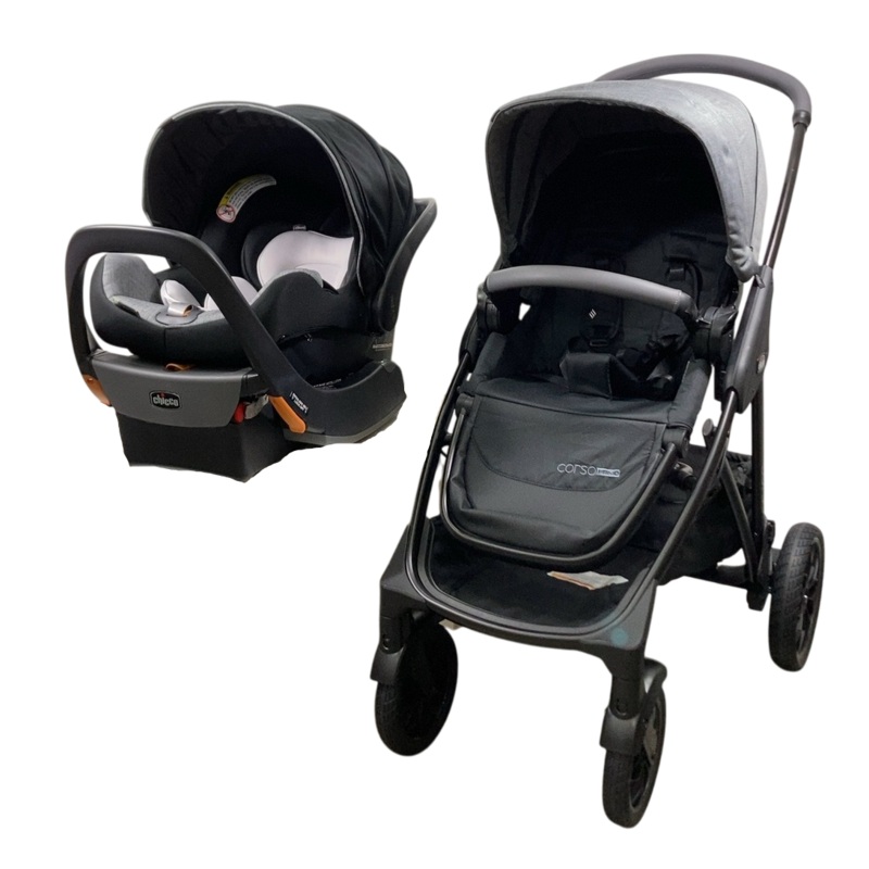 Chicco Corso Primo ClearTex Travel System, Aspen, 2024