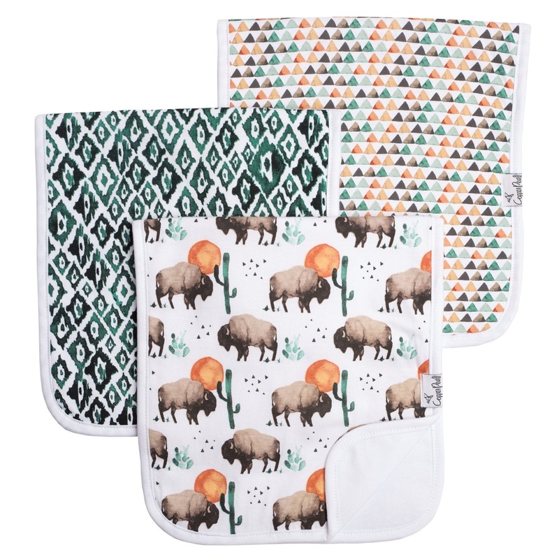 Copper Pearl Premium Burp Cloths | Bison