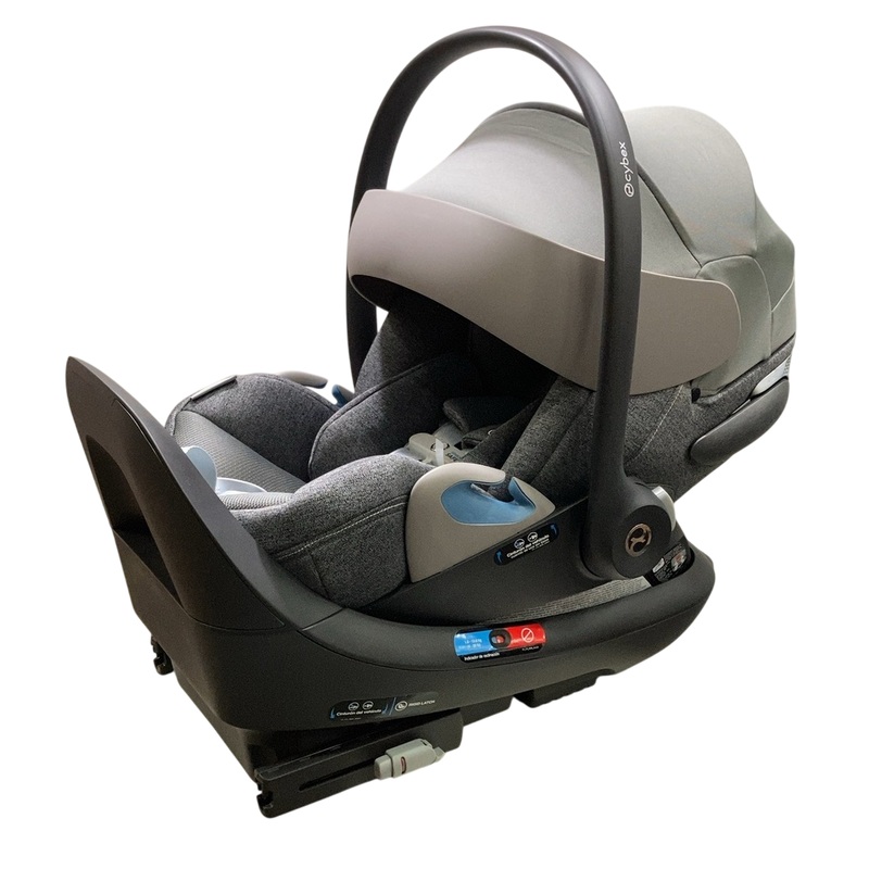 Cybex Cloud T SensorSafe Infant Car Seat With Base, Mirage Grey, 2024